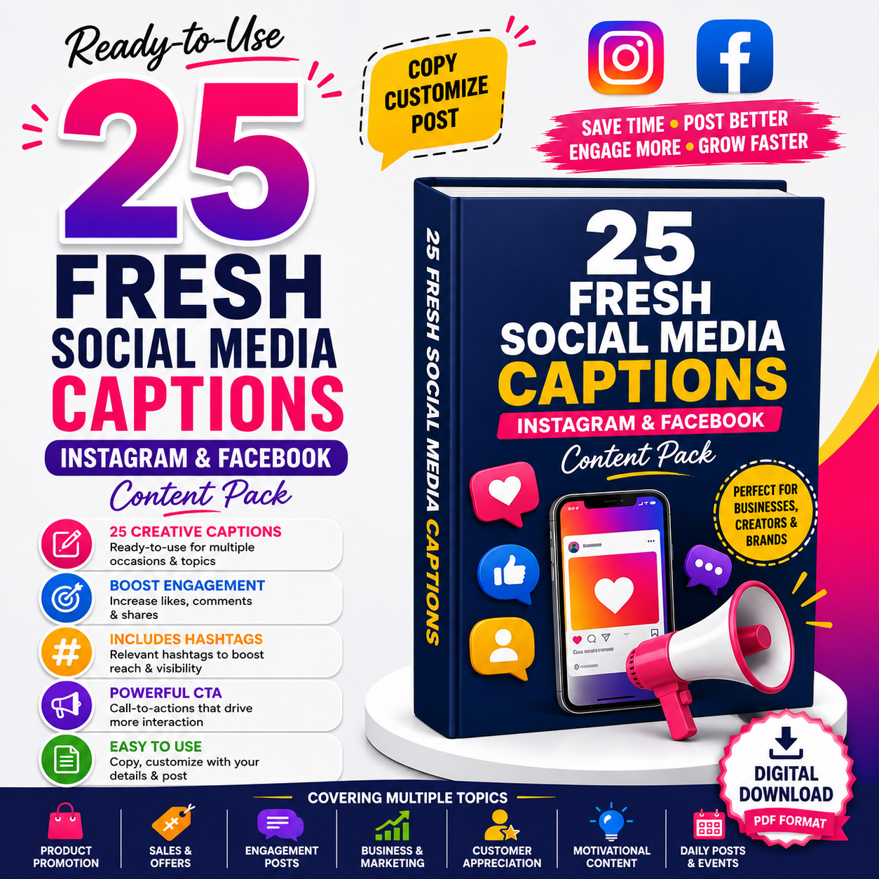 25 Fresh Social Media Captions