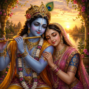 Radha Krishna Divine Love HD Image